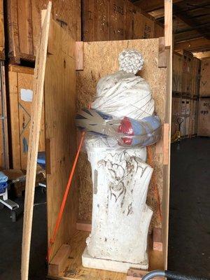 Wood crating for the most delicate and expensive items