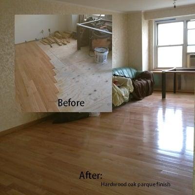 Flooring Before and After