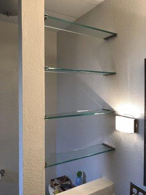 Free Standing 3/8" shelves