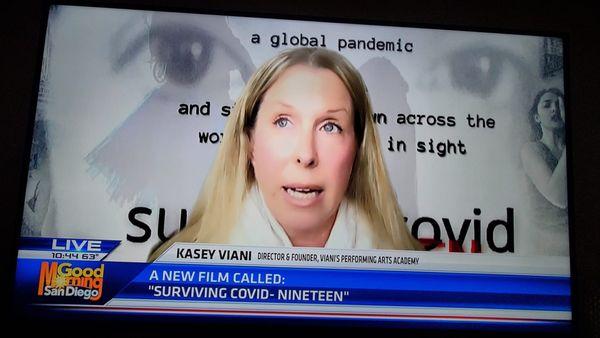 Director/Founder Kasey Viani interviewed on KUSI