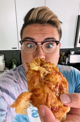 Ham & Cheese Croissant was surprisingly warm and just hit the spot! 10/10 would recommend!