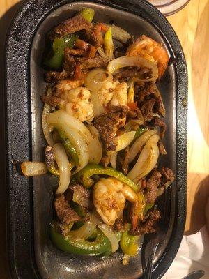 Shrimp fajitas!!