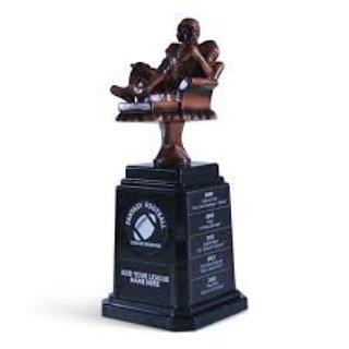 Fantasy football trophy