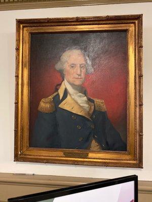 Painting of General Washington.