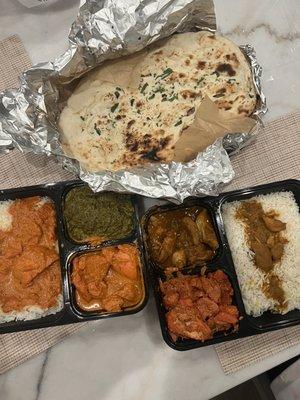 2 2 item combos with Garlic Naan