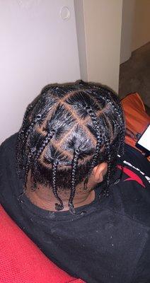 Braids for men $65