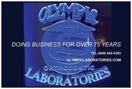 An Orthodontic Laboratory, Olympic Laboratories, over 75 years of business.