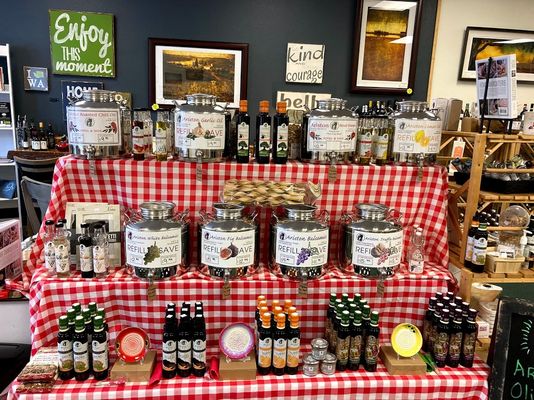 Olive Oil Tasting Bar