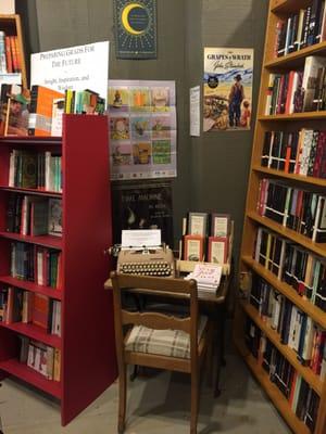 Display in Brilliant Books store