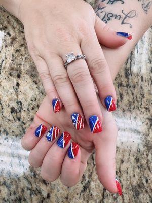 Patriotic nail