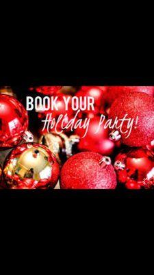 Book your holiday party it's the time of season