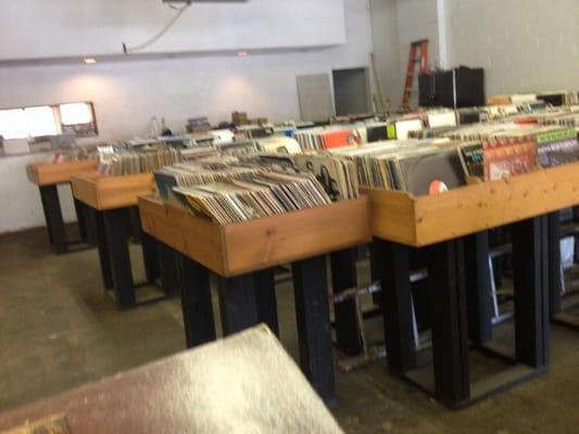 The vinyl section.