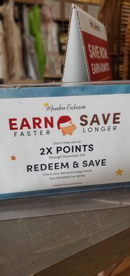 Take advantage of the rewards program.