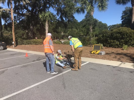 Getting ready for a Lidar mission in Hilton Head SC