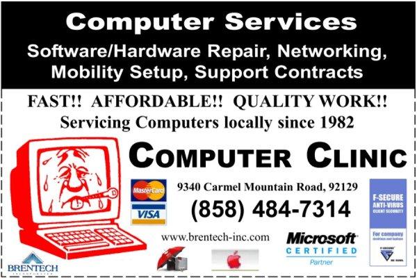 Give our Computer Clinic a call today!