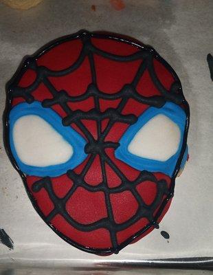 Spiderman cookies