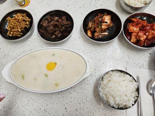 jun-bok-jook (abalone porridge) $19