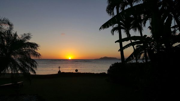 Sunset at our Portlock listing!