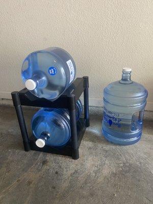 water and stand and jugs from Pure Water KC