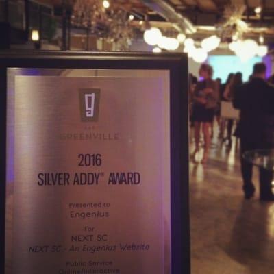 Our 2016 Silver ADDY Award!