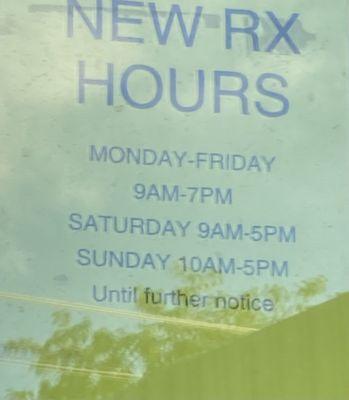 Updated Hours