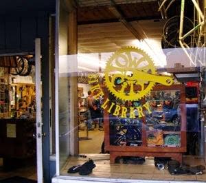 storefront (photo by Iowa City Bike Library)