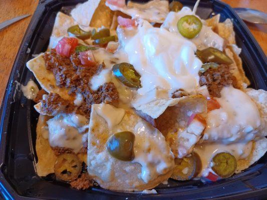 Queso Loaded Nachos