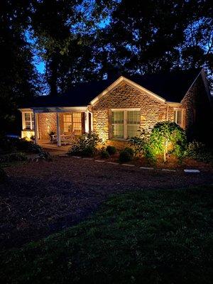 Elevate your home with outdoor lighting! Message or call for a quote today