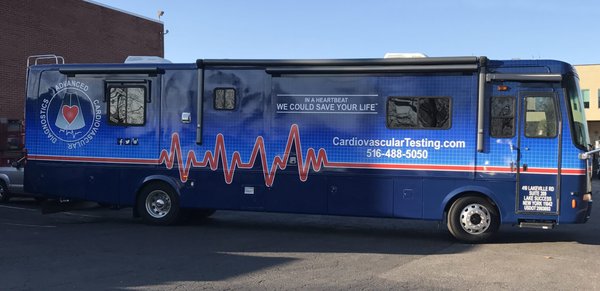 Advanced Cardiovascular Diagnostics mobile medical unit.