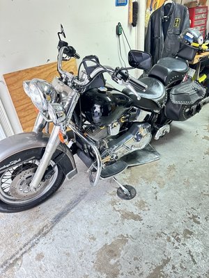 Front/side view of my motorcycle