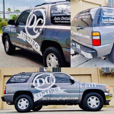 Vehicle Graphics for DC Tinting