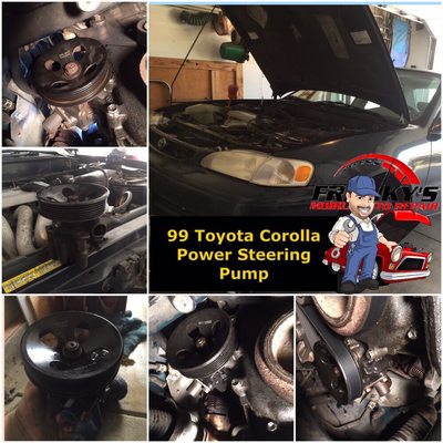 1999 Toyota Corolla power steering pump replacement