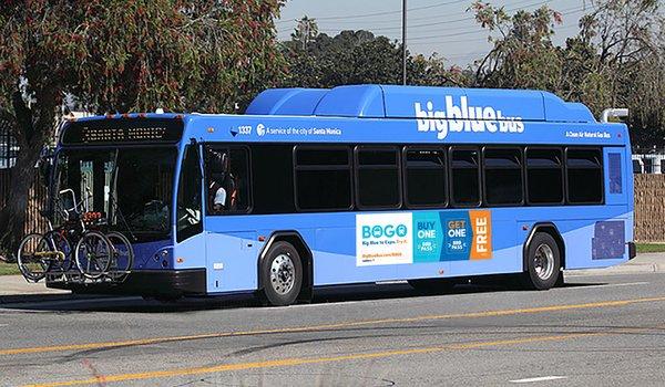 Big Blue Bus, Buy One Get One Free, Bus Side