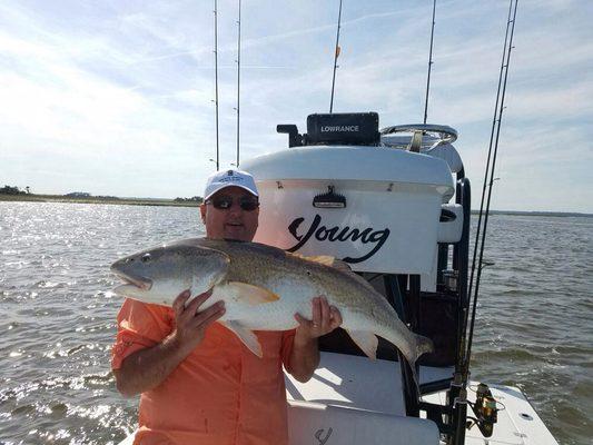 How about this bull redfish.  43 inch hog.