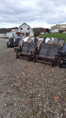 Amish Outdoor poly furniture