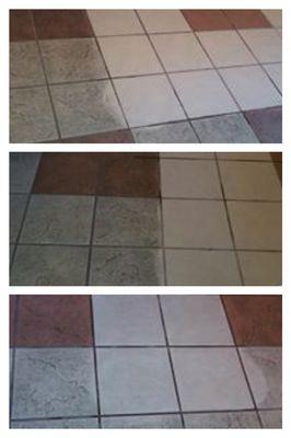 We can clean your tile & grout and seal it!