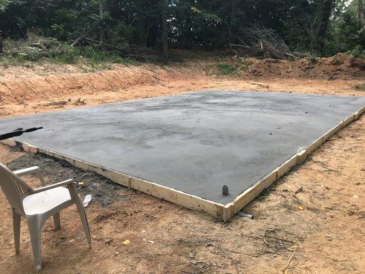 Metal Building Slab