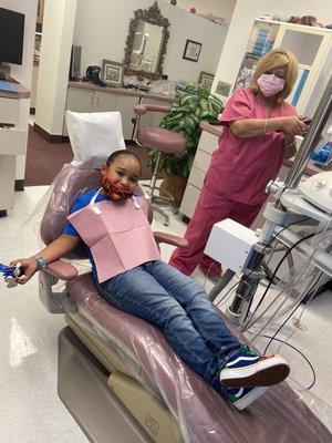 My boy is getting sealants to prevent cavities for the near future. He's always been cavity free. A child's oral health is very important!