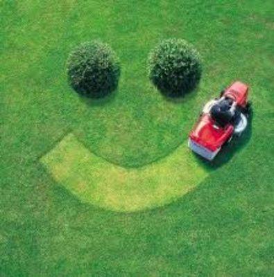 Happy lawn care service