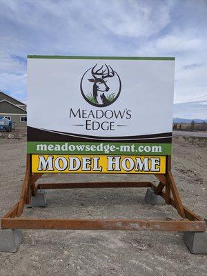 Sturdy but mobile signs and frames