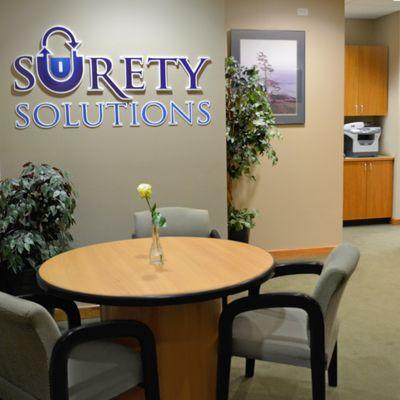 The Surety Solutions lobby.