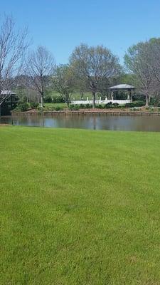 Gazebo...waterfall nearby