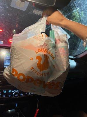 Props to the Popeyes on Round Grove for taking care of us and being nice!