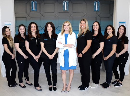 Dr. Francesca Lewis and her lovely staff.