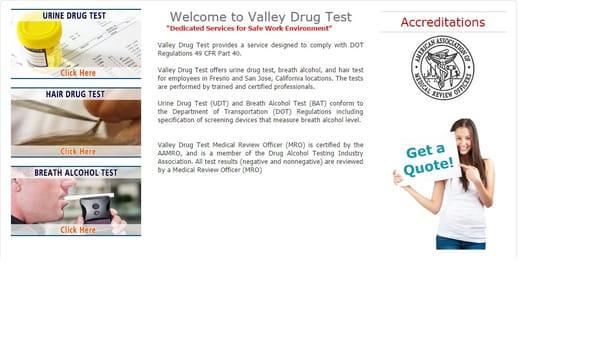 Valley Drug Test