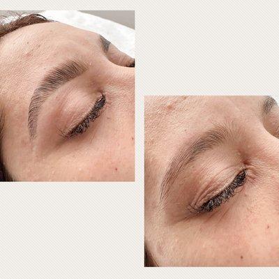 Brow Lamination, Wax & Tint