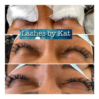 Lash extensions Hybrid