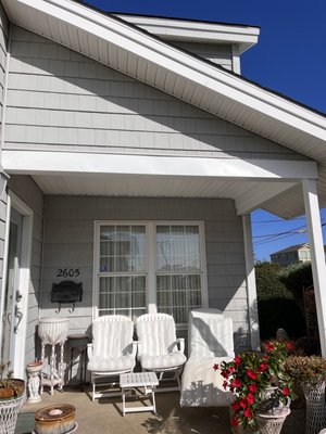 New Aluminum Trim on Porch