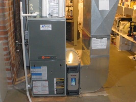 Trane Furnace with AC Coil Installation