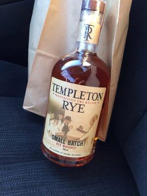 Templeton Rye Whiskey